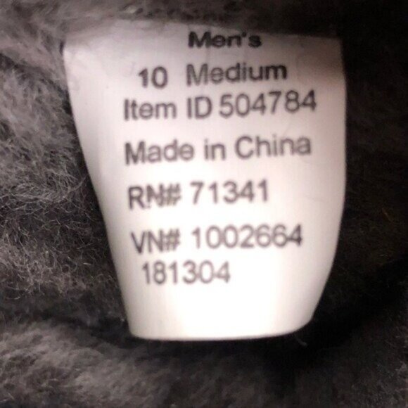 L.L. Bean Wicked Good Plaid Flannel Moccasin Slippers 10M main image 7